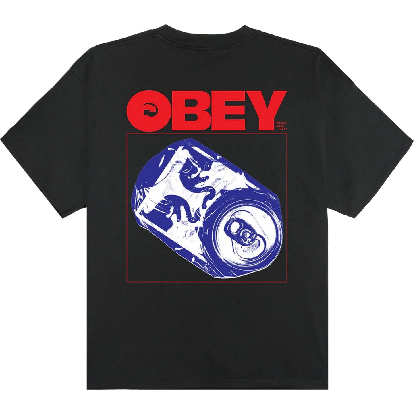 T-shirt Uomo Obey - Obey Reuse Tee - Nero