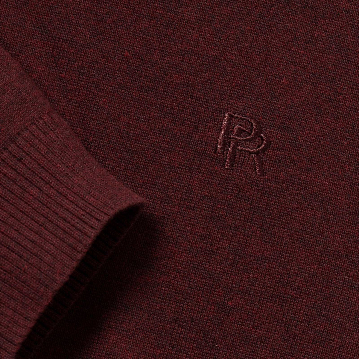 Felpe senza cappuccio Uomo Propaganda - Sweater Ribs - Bordeaux