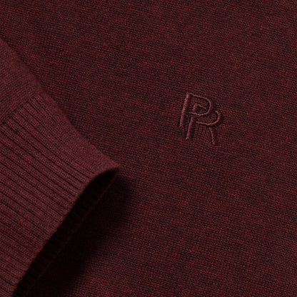 Felpe senza cappuccio Uomo Propaganda - Sweater Ribs - Bordeaux