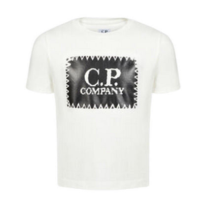 T-shirt Bambino C.P. Company - T-Shirts - Long Sleeve - Bianco