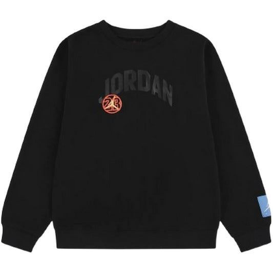 Felpe senza cappuccio Bambini Unisex Jordan - Jdb Mj Dynasty Ft Crew - Nero