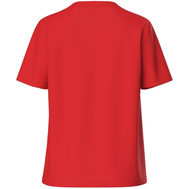 Camiseta mujer Pieces Pcria Ss Solid Tee Noos Bc - Rojo