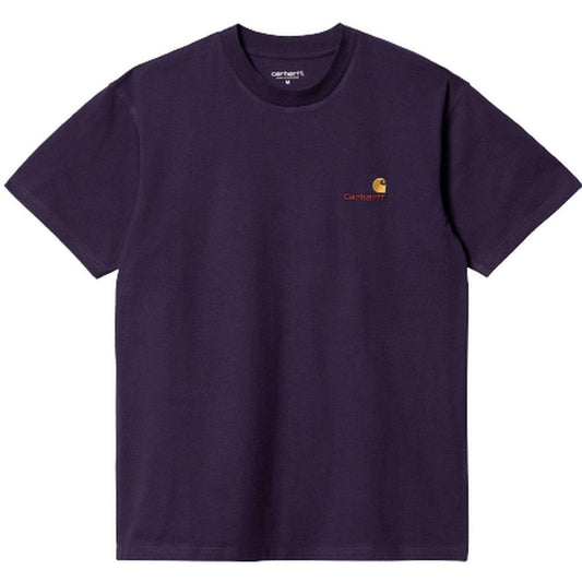 T-shirt Uomo Carhartt Wip - S/S American Script - Viola