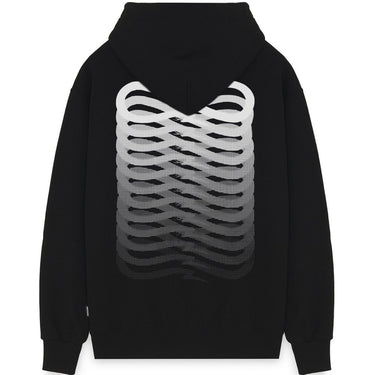 Propaganda Herren-Kapuzenpullover – Rippen-Sweatshirt – Schwarz