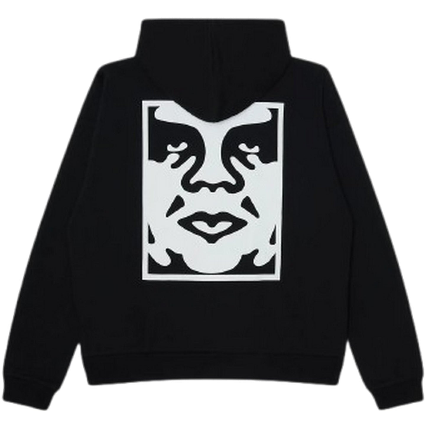 Felpe con cappuccio Uomo Obey - Bold Icon Extra Heavy Hood Fleece - Nero