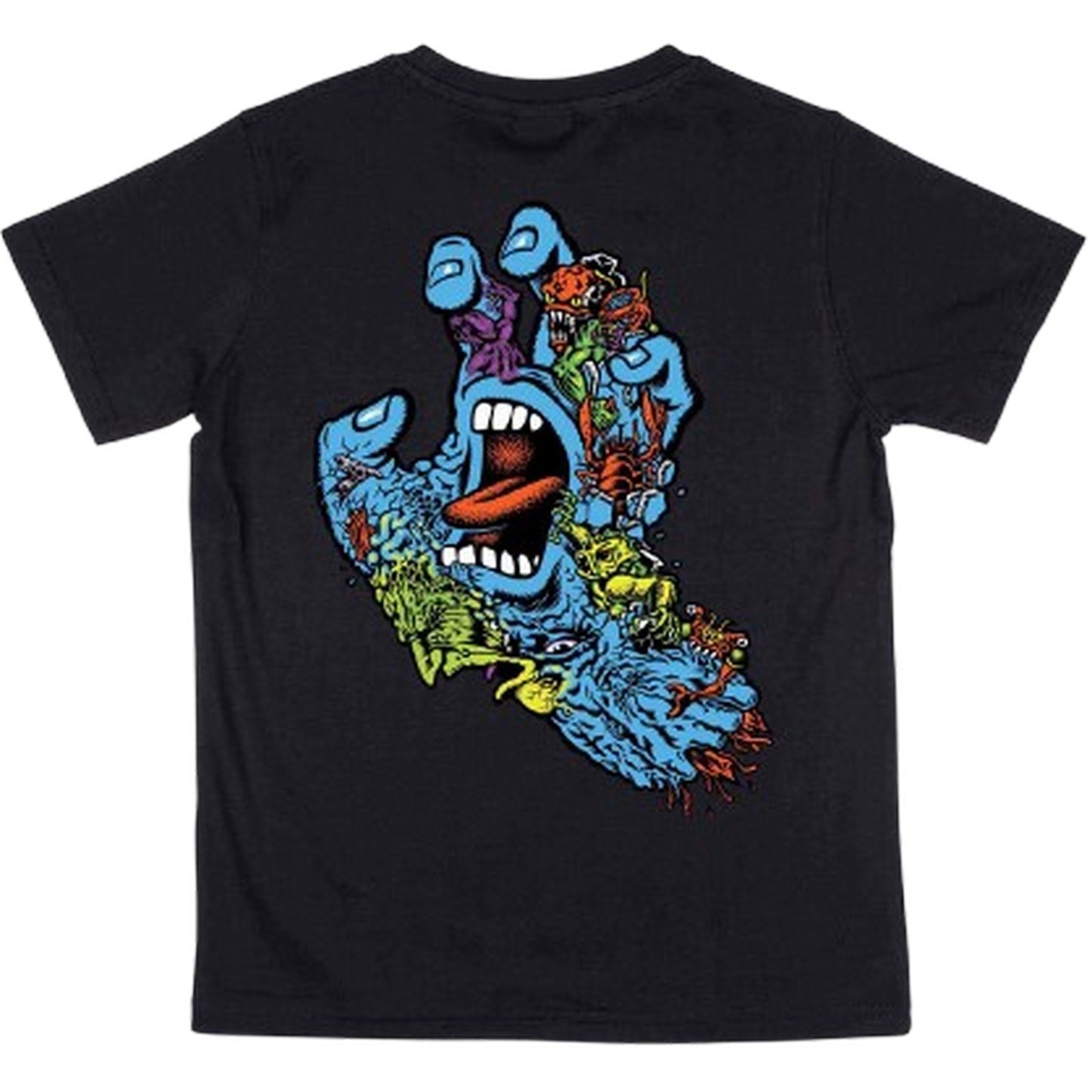 T-shirt Bambini Unisex Santa Cruz - Youth Roskopp Screaming Five T-shirt - Nero