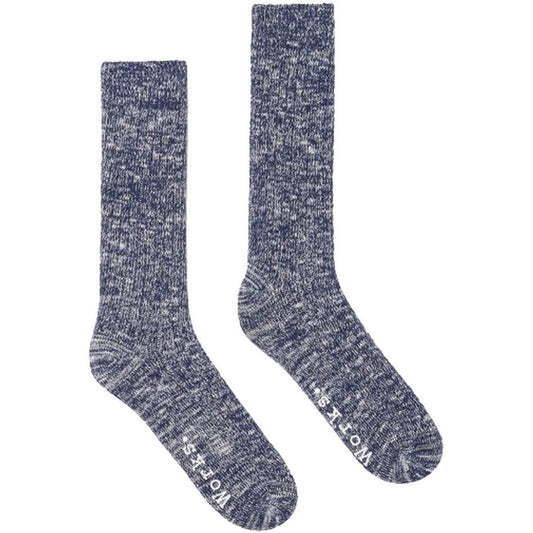 Calze Uomo Universal Works - Slub Sock - Blu