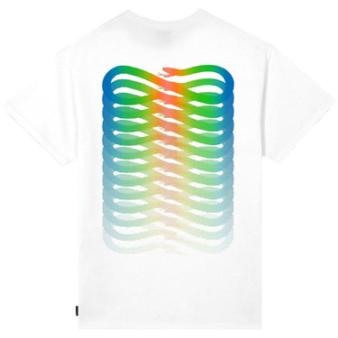 Camiseta Hombre Propaganda M/M Ribs Neon - Blanco
