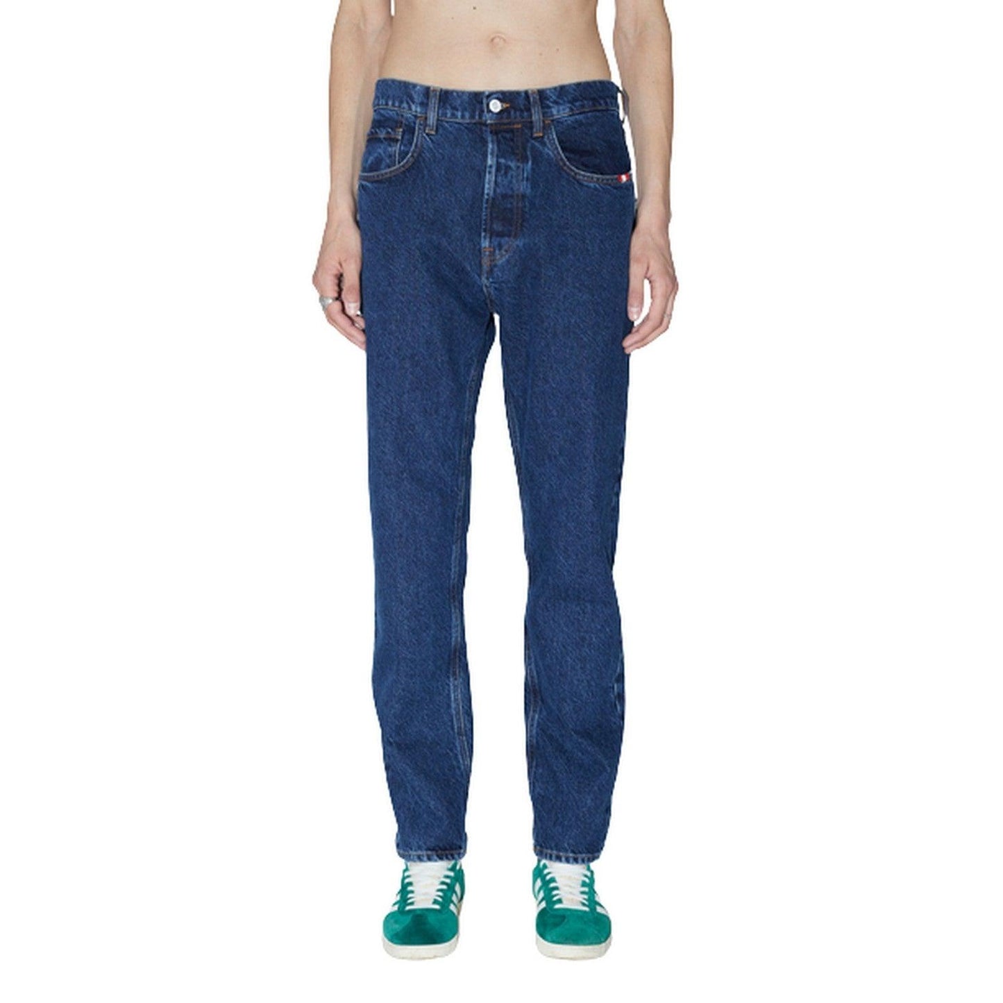 Jeans Uomo Amish - Jeremiah Straight - Blu