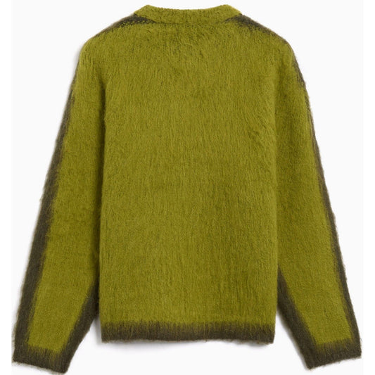 Felpe senza cappuccio Uomo Obey - Aura Crew Sweater - Giallo
