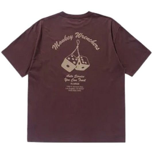 T-shirt Uomo XLarge - Monkey Wrenchers S/S Tee - Marrone