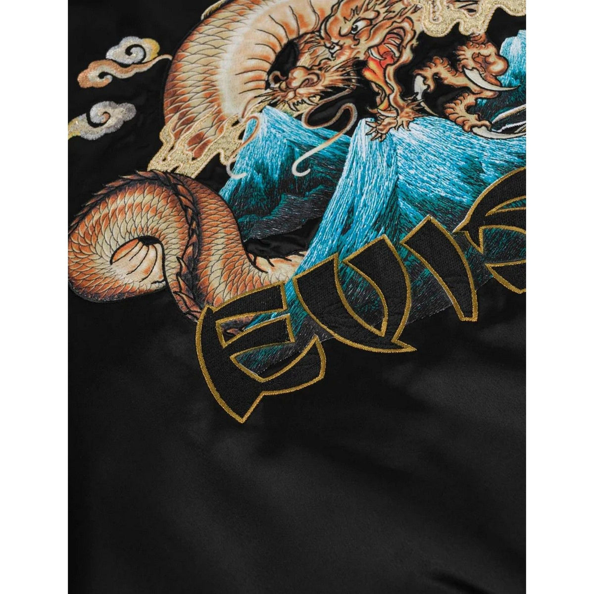 Giacche Uomo Evisu - Ht, Whale Emb. Souvenior Jacket - Nero