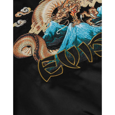 Giacche Uomo Evisu - Ht, Whale Emb. Souvenior Jacket - Nero