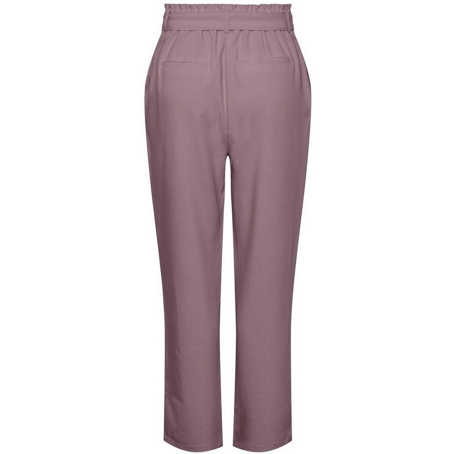 Pantaloni Donna Pieces - Pcboss Hw Paperbag Straight Pants Noos - Rosa