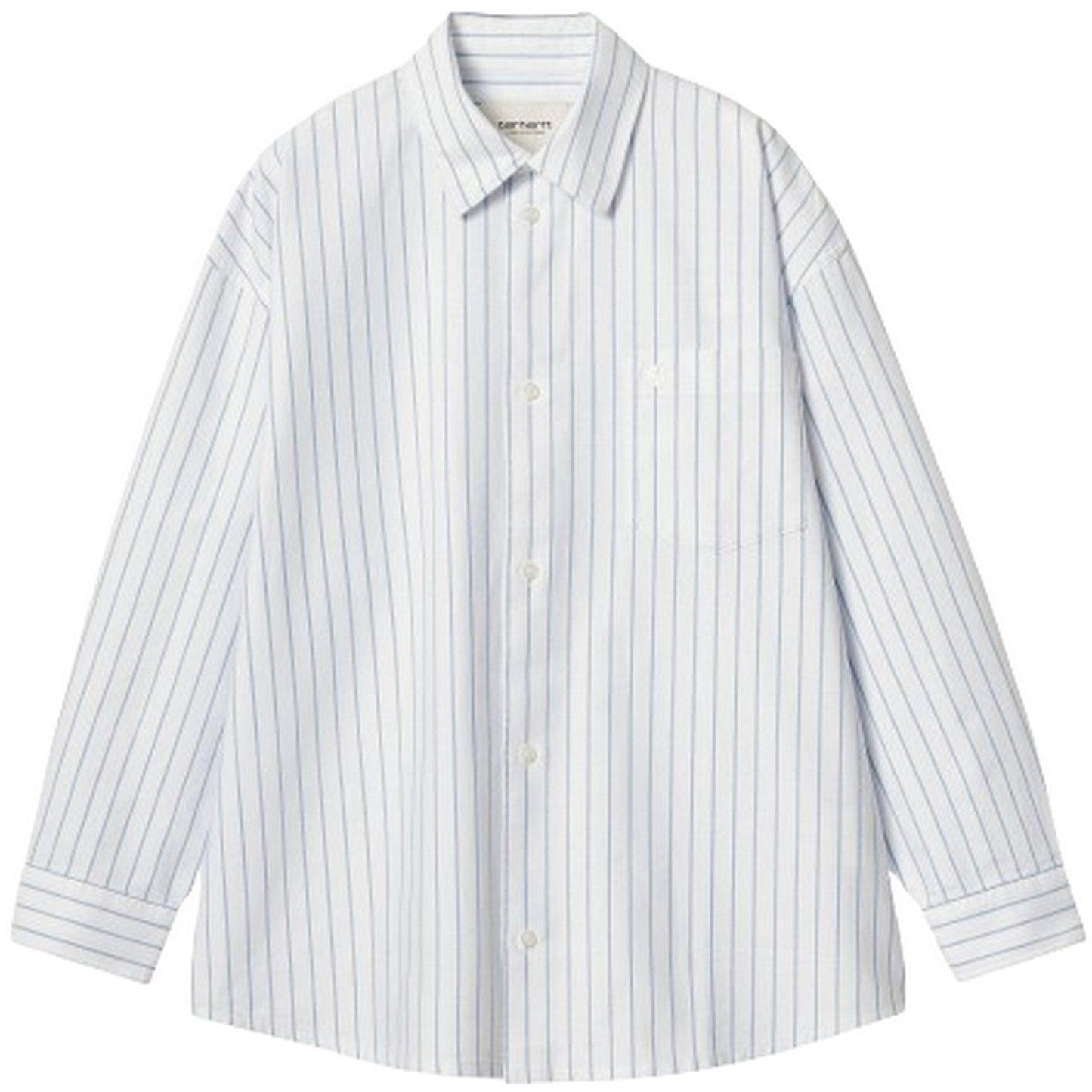 Camicie Donna Carhartt Wip - W' L/S Dowlen Shirt - Bianco