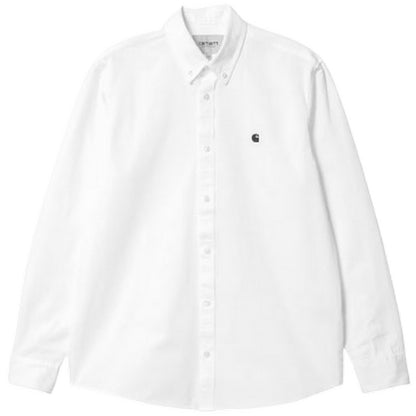 Camicie casual Uomo Carhartt Wip - L/S Madison Shirt - Bianco