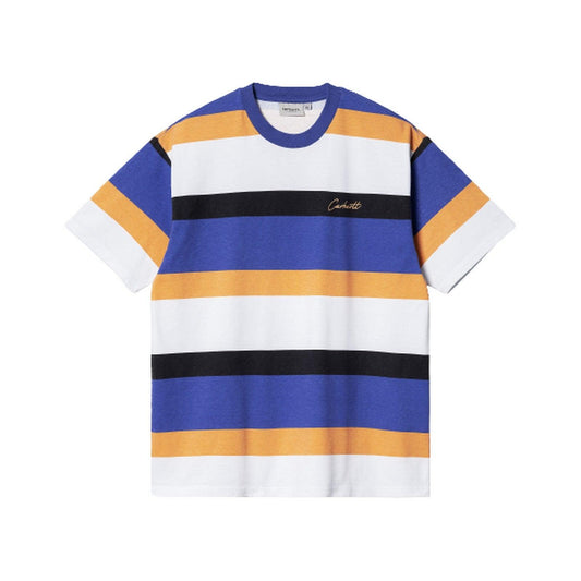 T-shirt Uomo Carhartt Wip - S/S Crouser T-Shirt - Azzurro