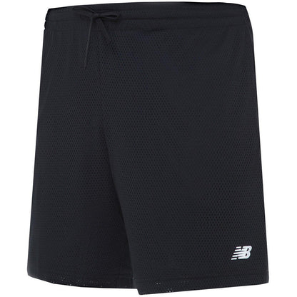 Pantaloncini Uomo New Balance - New Balance Mesh Short 7 Inch - Nero