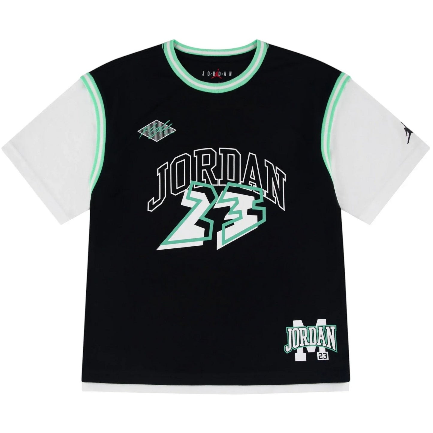 T-shirt Ragazzi Unisex Jordan - Jdb Jordan Dynasty Jersey T-Sh - Nero