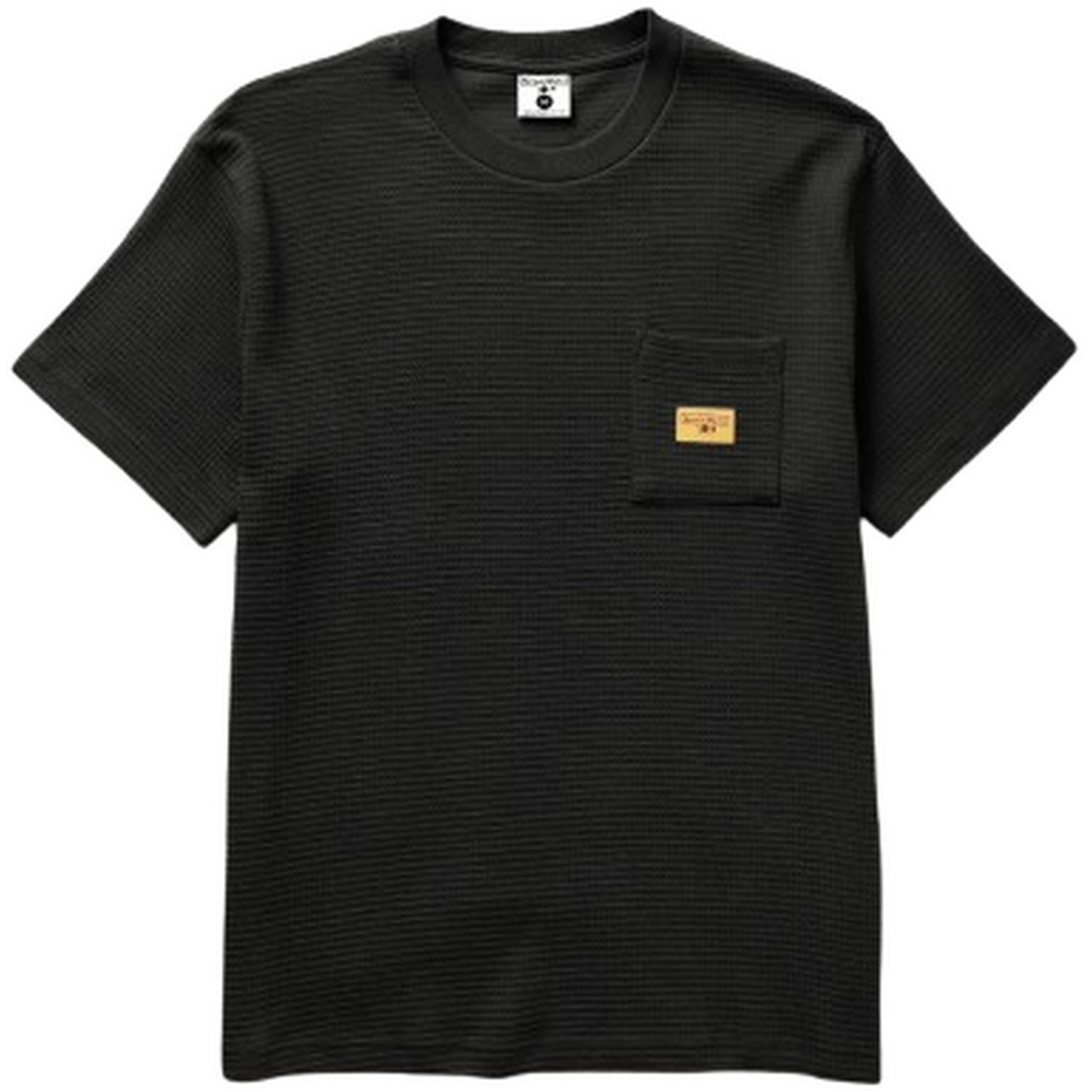 T-shirt Uomo Service Works - Waffle Pocket Tee - Nero