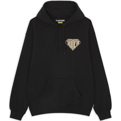 Felpe con cappuccio Uomo Iuter - Logo Patch Hoodie - Nero