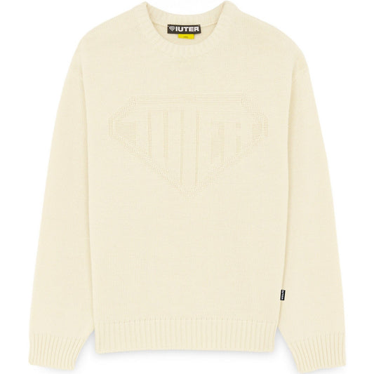 Maglioni Uomo Iuter - Links Logo Knit Sweater - Avorio