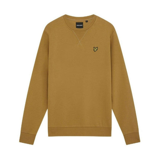 Felpe senza cappuccio Uomo Lyle & Scott - Brushed Back Crew Neck Sweatsh - Oro