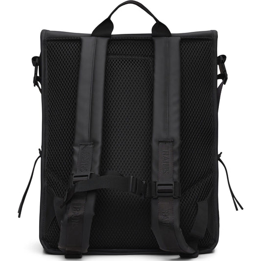 Borse a spalla Unisex Rains - Trail Mountaineer Rolltop W3 - Nero