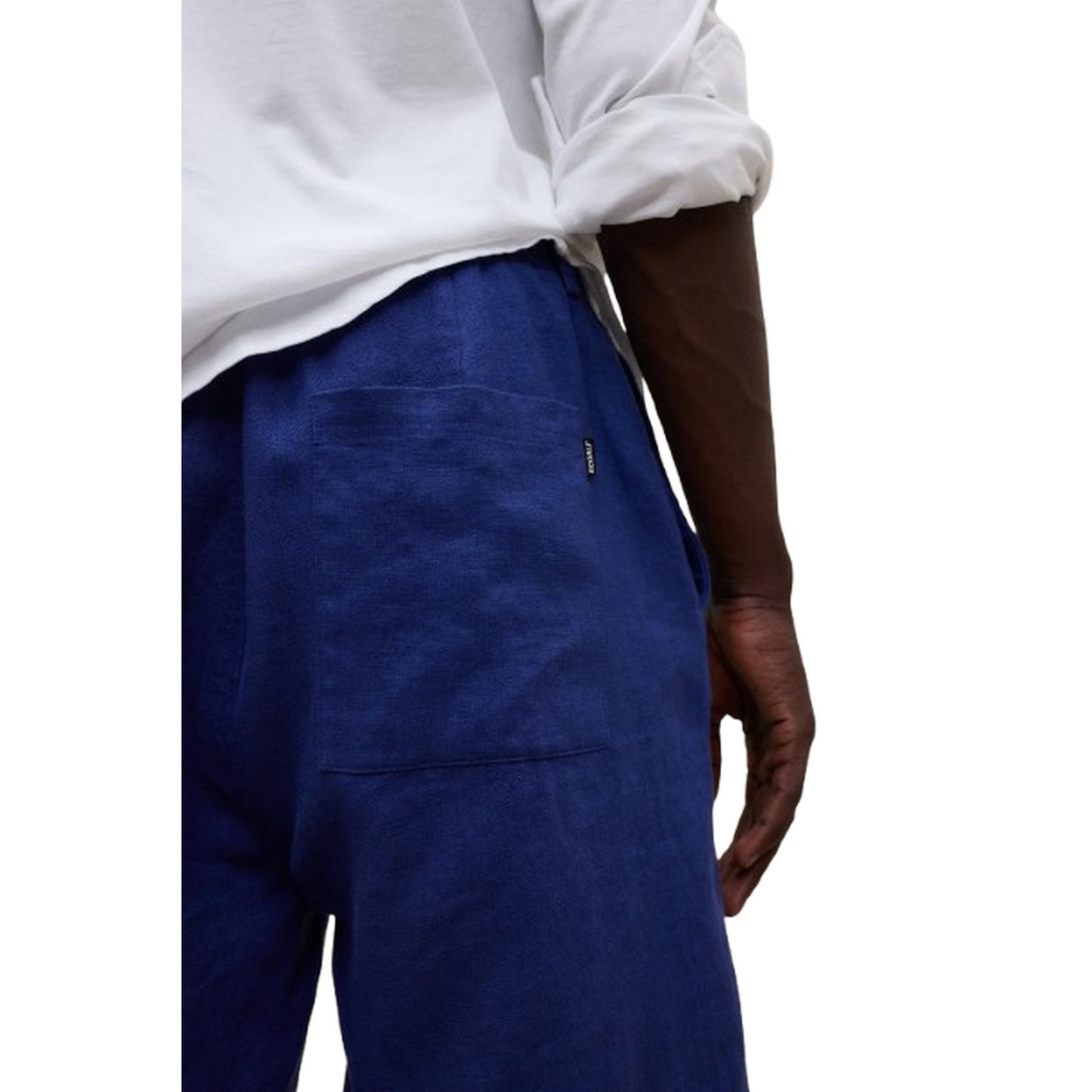 Pantaloni Uomo Ecoalf - Ethiwin Linen Pants Man - Blu