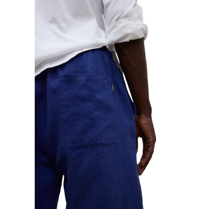 Pantaloni Uomo Ecoalf - Ethiwin Linen Pants Man - Blu