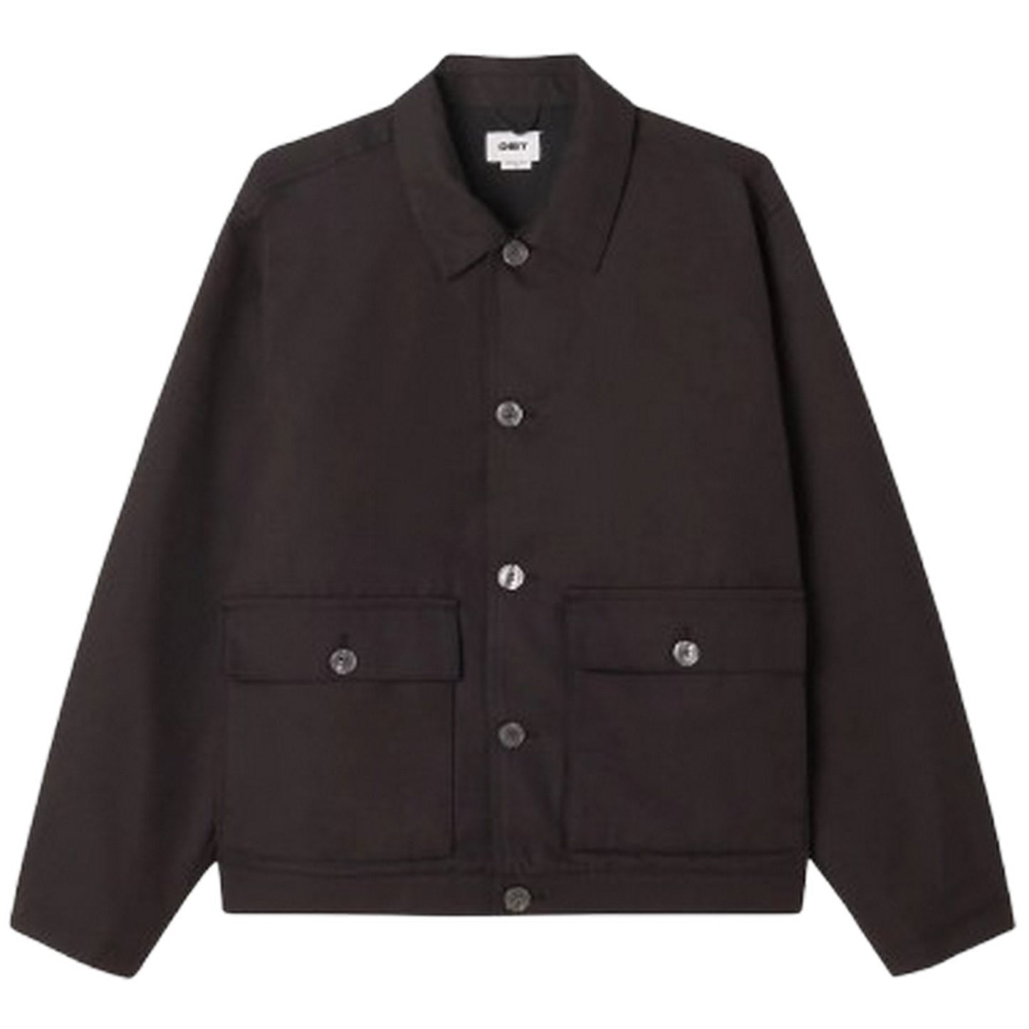 Giacche Uomo Obey - Oliver Shirt Jacket - Nero