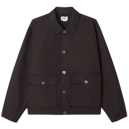 Giacche Uomo Obey - Oliver Shirt Jacket - Nero