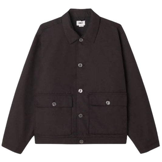 Giacche Uomo Obey - Oliver Shirt Jacket - Nero