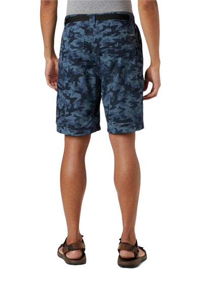 Bermuda Uomo Columbia - Silver Ridge™ Printed Cargo Short - Blu