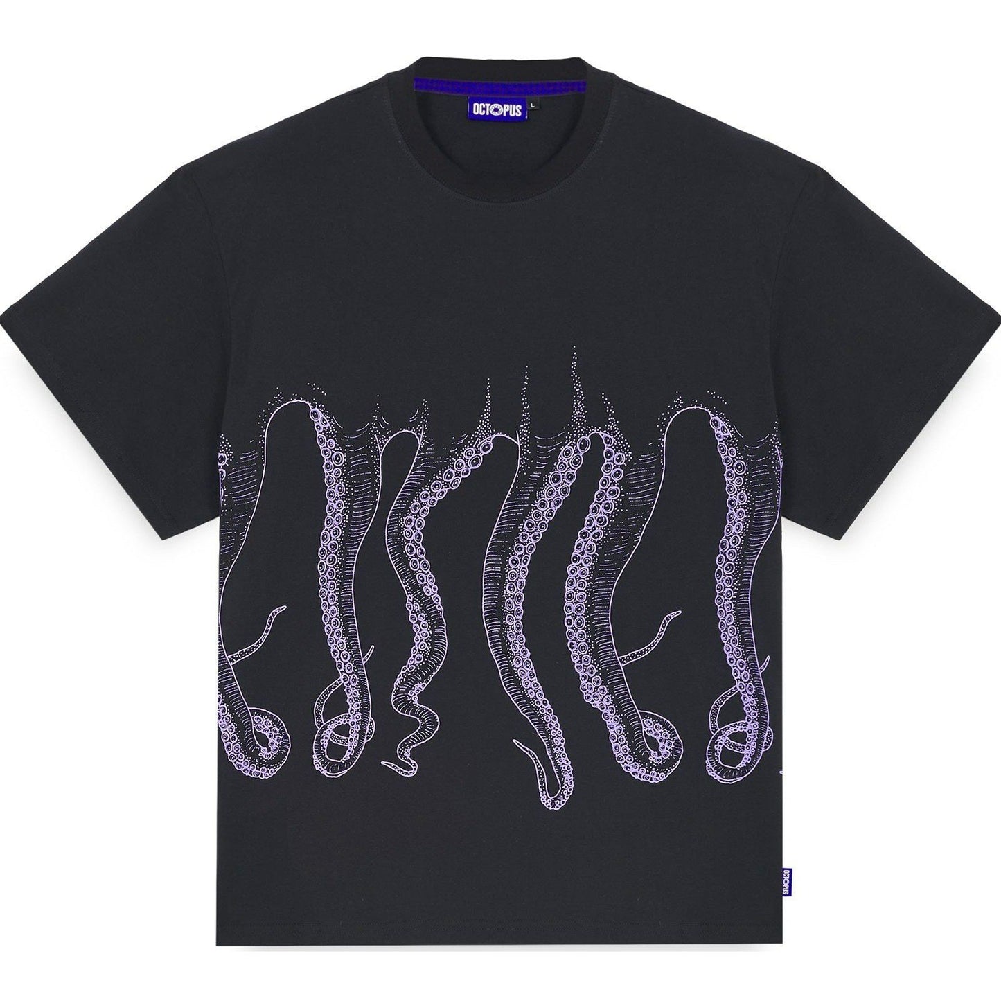 T-shirt Uomo Octopus - Octopus Outline Tee - Nero