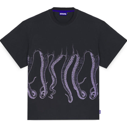 T-shirt Uomo Octopus - Octopus Outline Tee - Nero