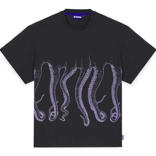 T-shirt Uomo Octopus - Octopus Outline Tee - Nero