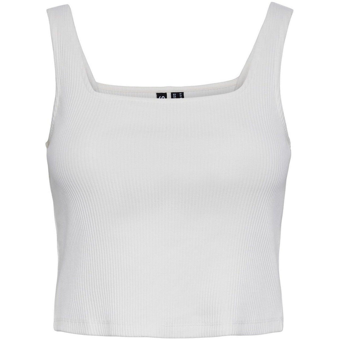 Canotte e top Donna Pieces - Pcnukisa Cropped Tank Top Noos - Bianco