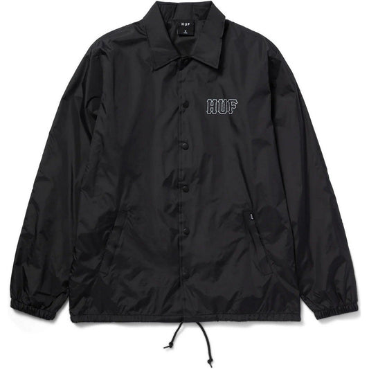 Giacche Uomo Huf - Huf Set H Coaches Jacket - Nero