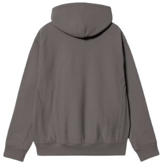 Felpe con cappuccio Uomo Carhartt Wip - Hooded American Script Sweat - Viola