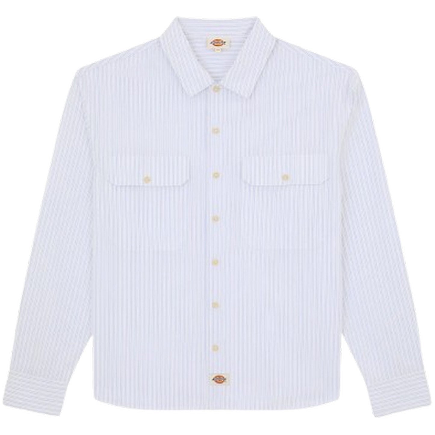 Camicie casual Uomo Dickies - Supima Work Shirt - Bianco