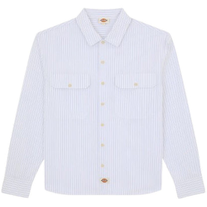 Camicie casual Uomo Dickies - Supima Work Shirt - Bianco