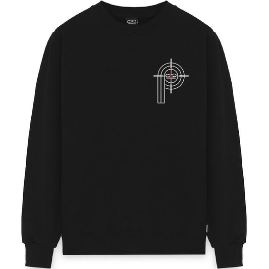 Felpe senza cappuccio Uomo Propaganda - Crewneck Target - Nero