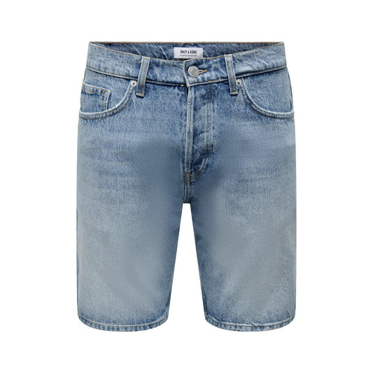 Bermuda Uomo Only & Sons - Onsedge Light Blue 6092 Shorts - Blu