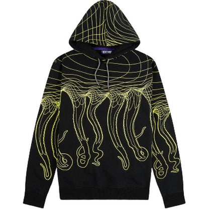 Felpe con cappuccio Uomo Octopus - Octopus Flowing Hoodie - Nero