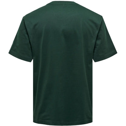 T-shirt Uomo Only & Sons - Onsfred Rlx Ss Tee Noos - Verde