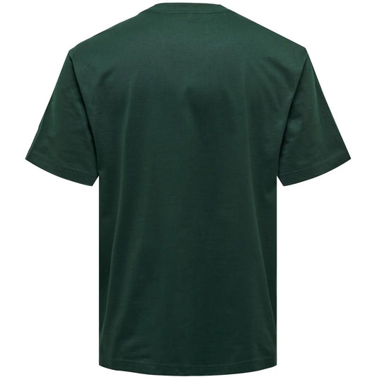 T-shirt Uomo Only & Sons - Onsfred Rlx Ss Tee Noos - Verde