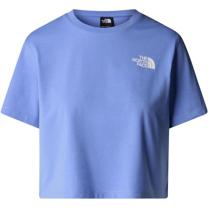 T-shirt Donna The North Face - Women’s Simple Dome Cropped Slim Tee - Blu