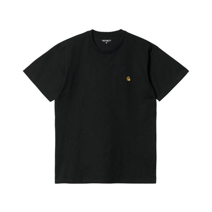 T-shirt Uomo Carhartt Wip - S/S Chase T-Shirt - Nero