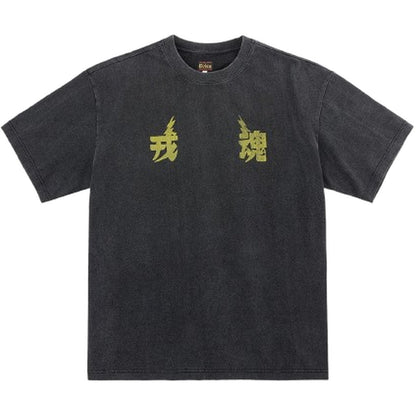 T-shirt Uomo Evisu - Ej, Thunder Logo Tee - Grigio